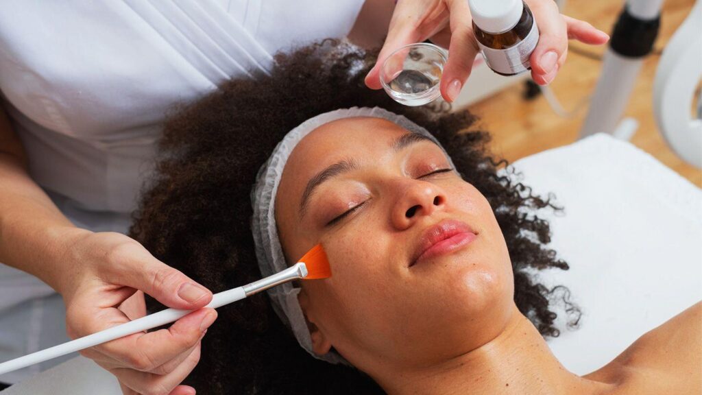 Skin peeling treatment