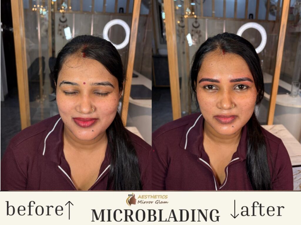 Microblading results , microblading before & after results, microblading near me