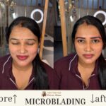Microblading results , microblading before & after results, microblading near me
